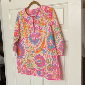 Gretchen Scott Designs Multicolor Floral Tunic